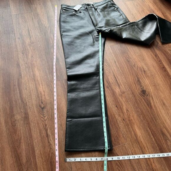 Agolde Recycled Leather 90’s Pinch Waist NWT 30 - Picture 8 of 17